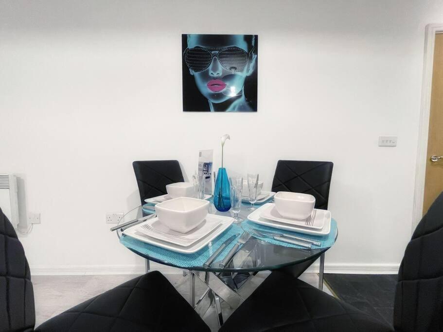 Cityfront Modern Apt Near City Centre/Etihad, Free Parking Manchester Exteriör bild